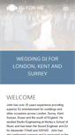 Mobile Screenshot of djforme.co.uk